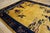 Early 20th Century 1920s Canary Yellow Scene Pictoral Antique Chinese Art Deco Hand Knotted Rug 9'x 11' 7" Wool Carpet For Sale - Image 5 of 17