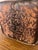 1990s Tooled Leather Ottoman Plain With Nailheads Antique Brown For Sale - Image 4 of 12