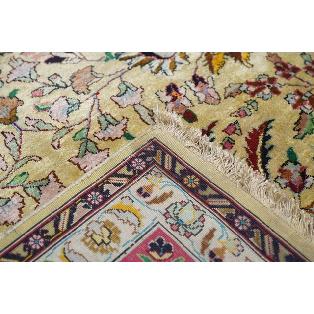 Vintage Persian Tabriz Rug 6' X 8'3'' For Sale In New York - Image 6 of 6