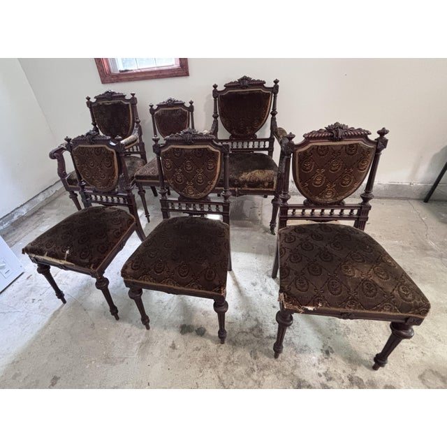 Late 19th Century Louis XIV Style Chairs For Sale - Image 12 of 12