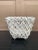 French Country 1980s French Country White Ceramic Woven Rope Cachepot Basket For Sale - Image 3 of 12