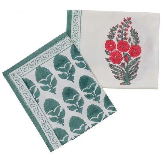 Indian Roza Ivory Napkins - a Pair For Sale - Image 3 of 6