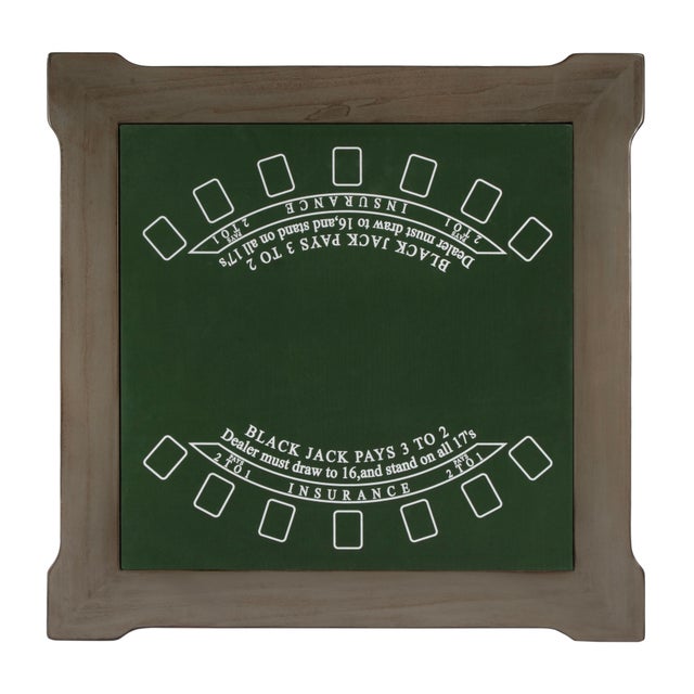 2020s Vincent Silver Multi-Game Card Table, Gray For Sale - Image 5 of 7