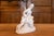 This 20th-century Italian ceramic sculpture depicts Diana, the Roman goddess of the hunt, in an elegant and dynamic pose....