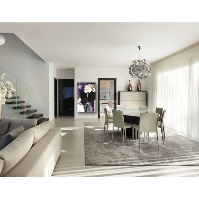 Abstract, "Black Tie" Original Artwork by Gerdine Duijsens For Sale - Image 9 of 11