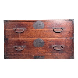 Japanese Tansu Chest, 1910s For Sale