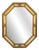 Vintage Large Wooden Wall Mirror, Italy, 1930s For Sale