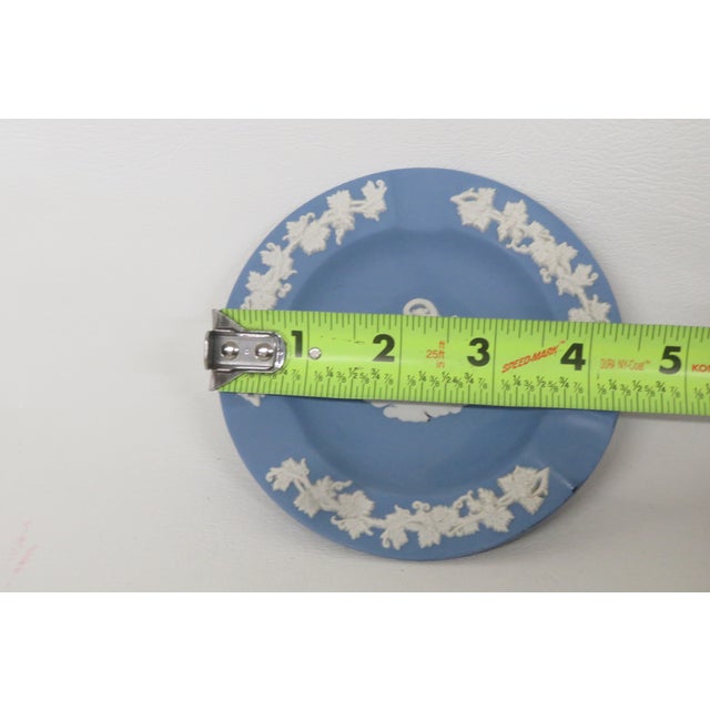 Wedgwood Blue Jasperware Athena in Chariot Ashtray Trinket Dish Plate 4551b For Sale - Image 10 of 10
