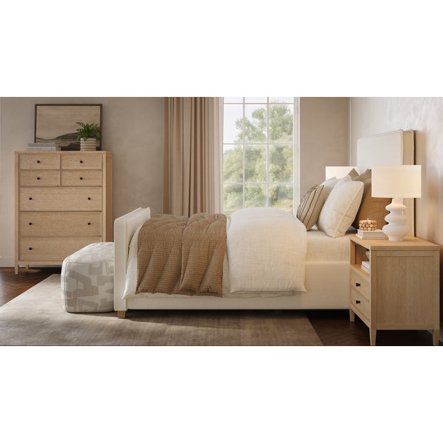 The Bristol Park Chest brings timeless elegance and practical storage to your bedroom. Finished in an inviting natural...