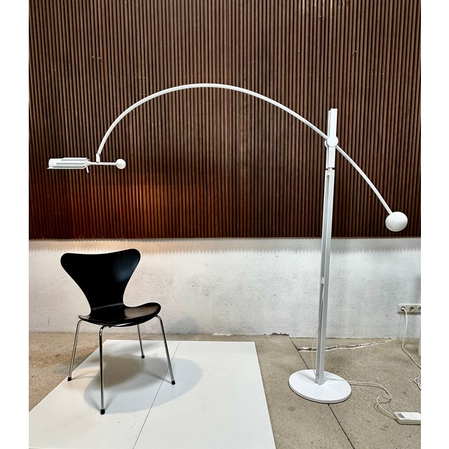Model 8023 Arc Lamp by Robert Haussmann for Swiss Lamps International, Switzerland, 1980s For Sale - Image 14 of 18