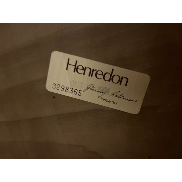 Henredon Late 20th Century Henredon “Charles X” Burl & Marble Chest For Sale - Image 4 of 5