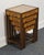 Vintage Antique Asian Chinoiserie Hand Carved 18" Set of Four Accent Nesting End Tables W. Glass Tops For Sale - Image 12 of 12