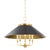 Hudson Valley Lighting Mark D. Sikes Clivedon 5-Light Chandelier, Aged Brass/Distressed Brass For Sale