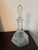 Hollywood Regency Vintage Cut Crystal Style Six-Sided Decanter With Original Stopper For Sale - Image 3 of 7