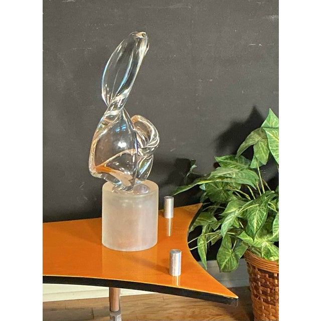 Art Glass Artist Signed Sculpture Elio Raffaeli Style “Dante’s Flame” 1980s For Sale - Image 11 of 12