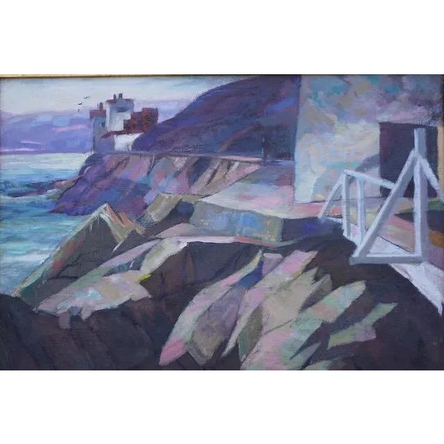 Walter Samuel Sutter - North Coast - Oil on Canvas 1920s For Sale - Image 4 of 6