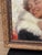 Early 20th Century Adolfo Belimbau Portrait of a Woman in a White Fox Stole, Antique Italian Oil on Canvas For Sale - Image 9 of 10