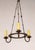 Rustic Early 20th Century Rustic Iron 3-Light Ring Chandelier For Sale - Image 3 of 10