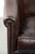 English Dark Cowhide Club Armchair For Sale - Image 9 of 13