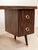 Madagascar 1950s Vintage Single Pedestal Double Drawer Desk For Sale - Image 4 of 11