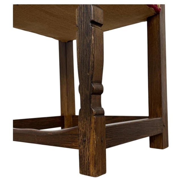 2000 - 2009 Antique English Oak Dining Chairs, Set of 14 For Sale - Image 5 of 11