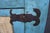 Country Painted Milk Cupboard With Blue Birds For Sale - Image 15 of 16
