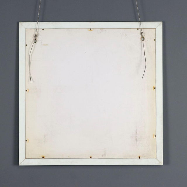 Gray Mirror with Acrylic Frame, 1970s For Sale - Image 8 of 9