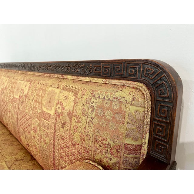 Antique Art Deco Japonisme Style Sofa For Sale In Tampa - Image 6 of 12