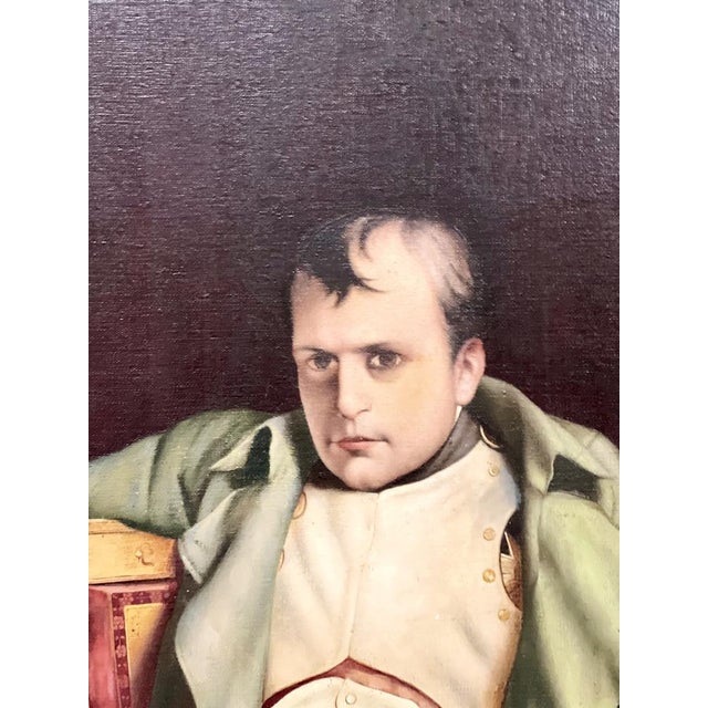 Xaver Diblik, Napoleon Bonaparte Portrait, 1950, Painting For Sale - Image 8 of 18