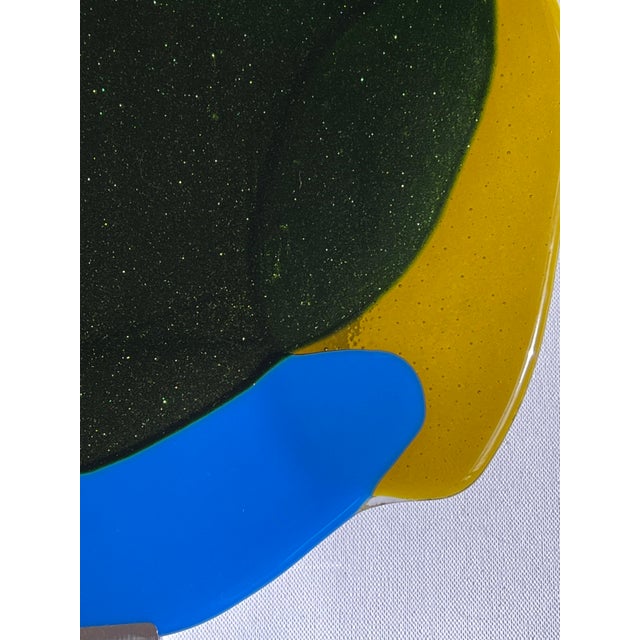 Handcrafted Glass Wall Light by Olga Meyzinger For Sale - Image 6 of 9