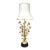 1960s Italian Metal Tole Flower Bouquet Table Lamp For Sale