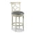 Transitional Cisco Counter Stool in Light Gray For Sale - Image 3 of 3