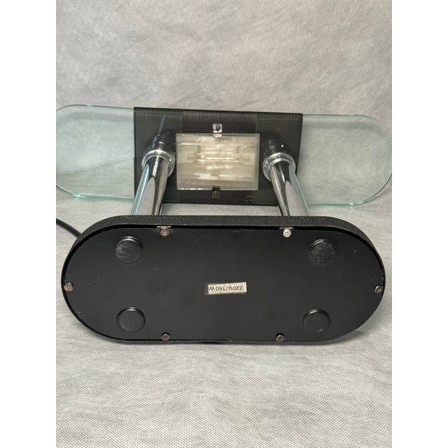 Black Penta Desk Lamp attributed to Robert Sonneman for SMC Boxford, 1980s For Sale - Image 8 of 10