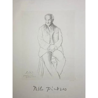 PIcasso "Untitled, Seated Figure" From the Marina Picasso Poster Collection, For Sale