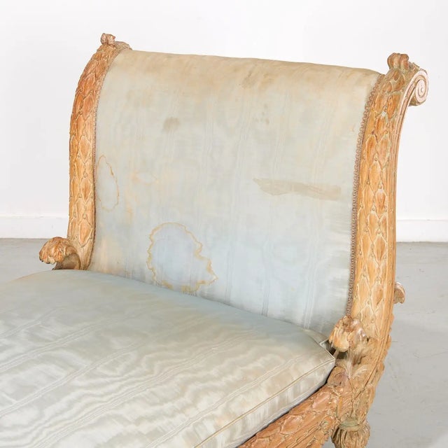 19th Century Carved Louis Philippe Lit De Repos or Daybed For Sale - Image 4 of 6