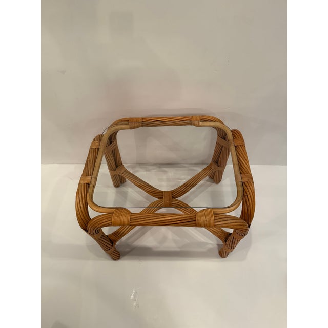 Twisted Rattan End Tables -a Pair For Sale - Image 9 of 11