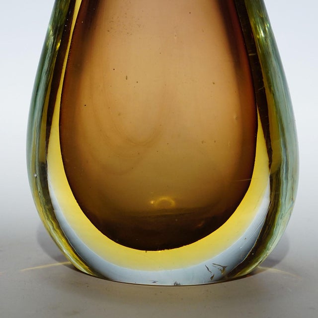 1950s Vintage Art Glass Vase by Seguso Vetri d'Arte Murano For Sale - Image 5 of 8