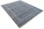 Handmade Cotton Vegetable Dyed Reversible Gray Shooting Star Rug - 6'x9' For Sale - Image 11 of 11