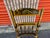 Brown Mid 20th Century Wood Country Rustic Folk Art Style Dining Chairs. Set of 5 For Sale - Image 8 of 15