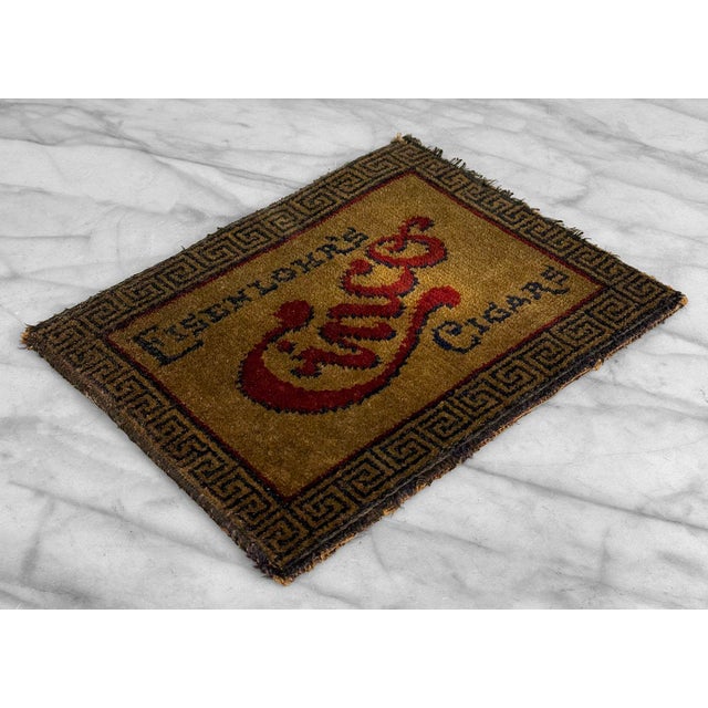 Antique Cigar Store Eisenlor's Cinco Counter Change Mat For Sale - Image 4 of 9