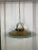 Metal Mid Century Modern Brass and Frosted Glass Flying Saucer Style Chandelier For Sale - Image 7 of 11
