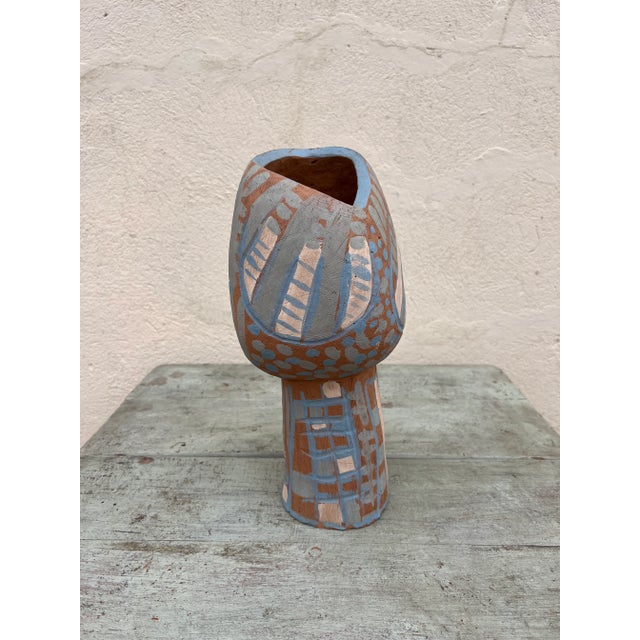 Abstract Ueda Satoko Abstract Clay Sculpture, Brazil 1991 For Sale - Image 3 of 11