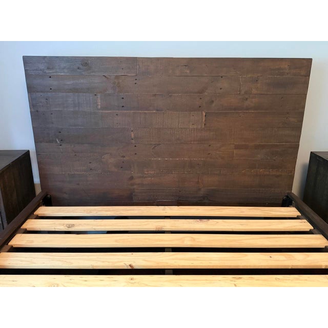 2010s West Elm Emmerson Bed, Full, Chestnut For Sale - Image 5 of 7