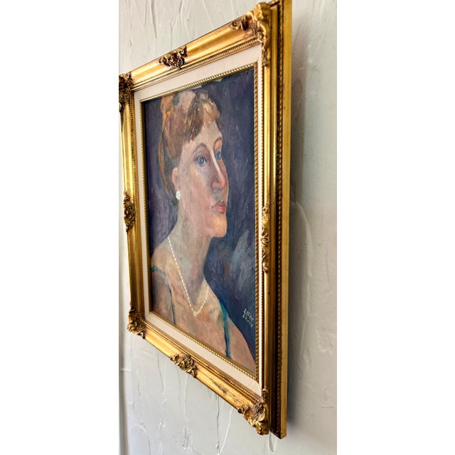 1961 Portrait of a Lady, by Estee Shore For Sale In Palm Springs - Image 6 of 12