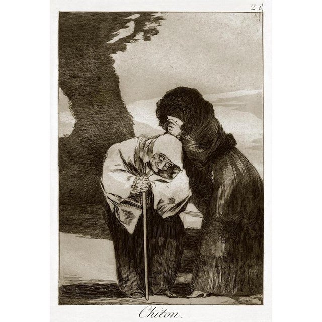 Chiton is an original etching realized by Francisco Goya and published for the first time in 1799. Etching on paper. The...