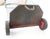 Metal Mid-Century French Rolling Market Basket Cart For Sale - Image 7 of 7
