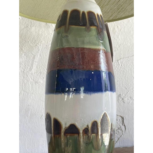 Contemporary Ceramic Table Lamp from Vincent Cadeaux S.A., France, 1960s-1970s For Sale - Image 3 of 11