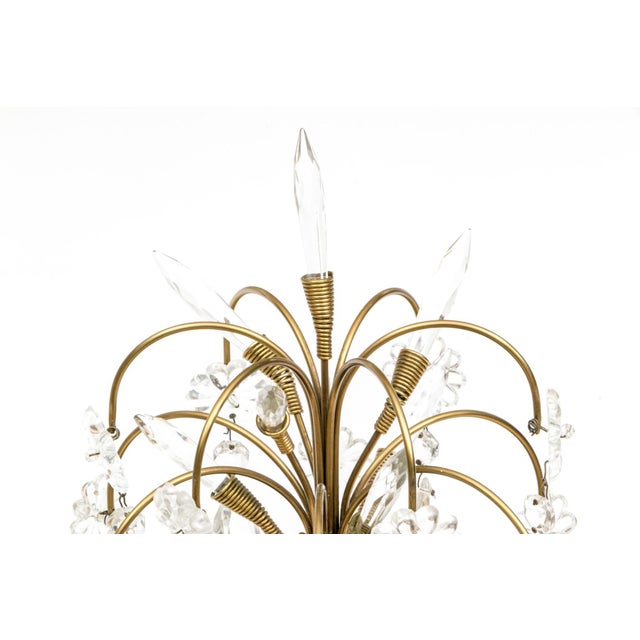 Late 20th Century Late 20th Century Hollywood Regency Style Crystal Prism Luminaries - a Pair For Sale - Image 5 of 7