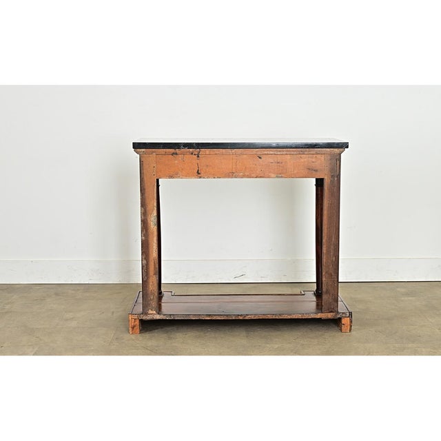 19th Century French Empire 19th Century Mahogany Console Table For Sale - Image 5 of 12