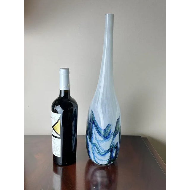 Murano Polychrome Murano Glass Vase, 1960s For Sale - Image 11 of 13